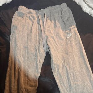 Nike Womens Light Gray Joggers